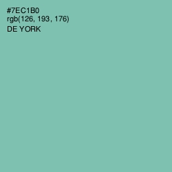 #7EC1B0 - De York Color Image
